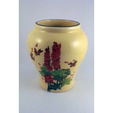 Royal Doulton Seriesware vase with Holyhocks and Bee's - Very Rare